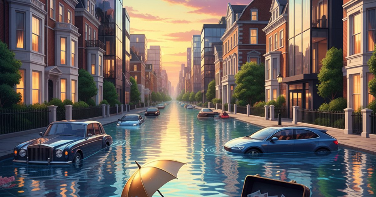 Even London's Richest Neighbourhoods Aren't Safe From Flooding