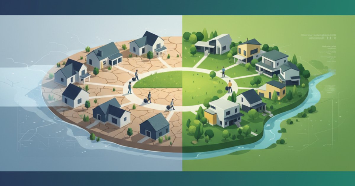 The Great Flood Retreat: Why Americans Are Finally Leaving High-Risk Neighborhoods