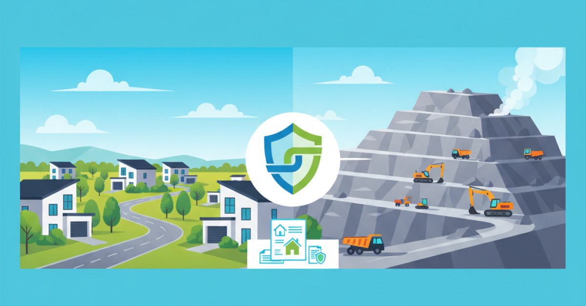 A Mine Moves in Next Door: What Does It Mean for Your Insurance?